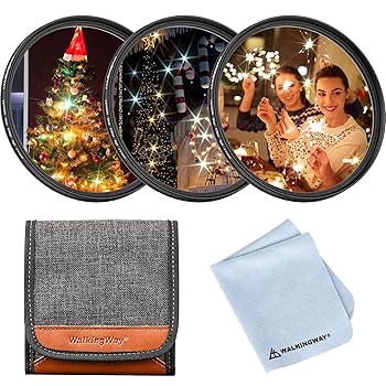 Amazon.com : Walking Way 77mm Star Filter Sets Variable 4,6